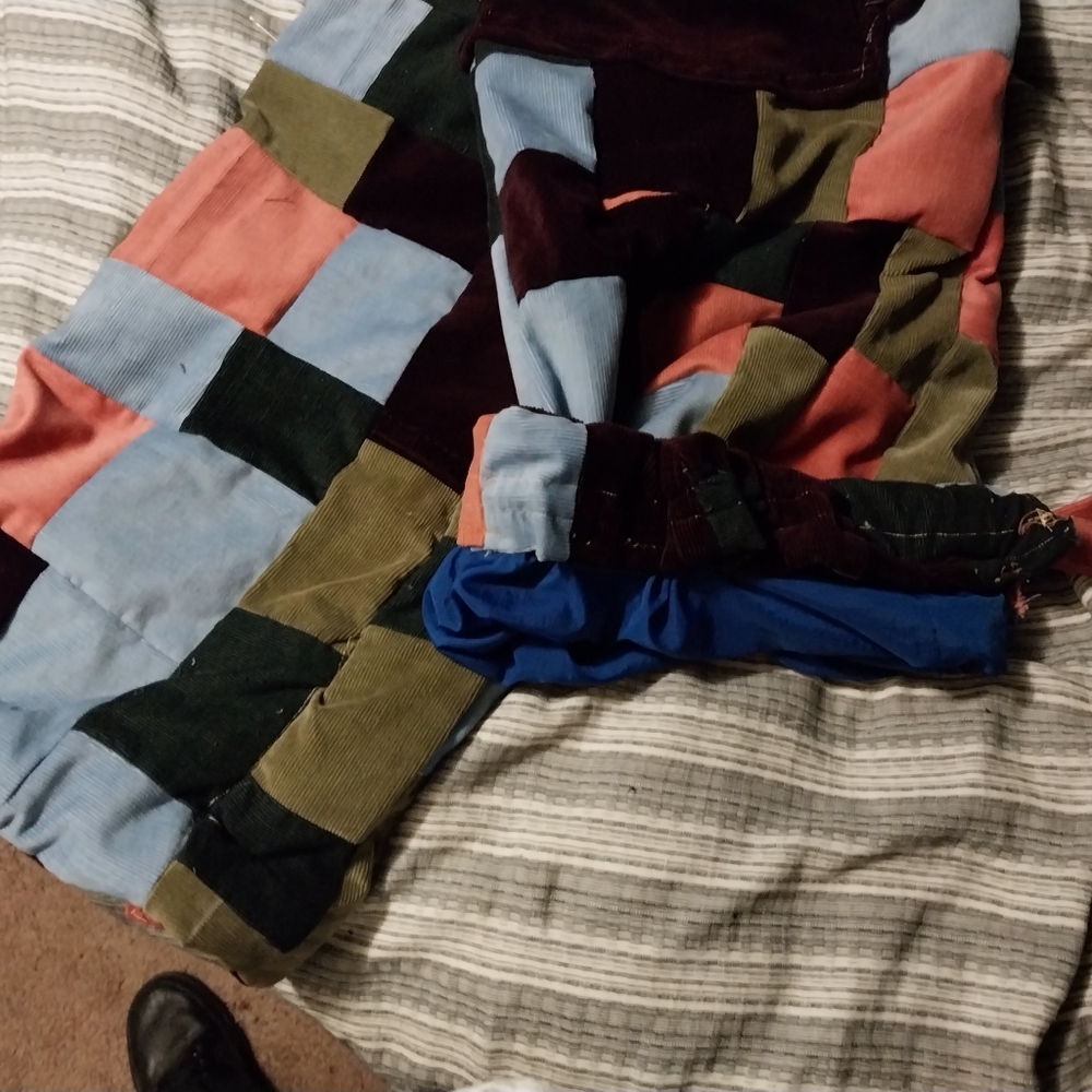 Patchwork upcycle pants - Picture 7 of 8